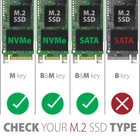 Zewnętrzna kieszeń Axagon na SSD M.2 SATA USB Type-C 3.2 Czarna (EEM2-SB2) - obraz 9