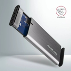 Зовнішня кишеня Axagon для SSD M.2 SATA USB Type-C 3.2 Silver (EEM2-SG2) - зображення 3