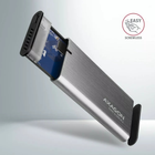 Зовнішня кишеня Axagon для SSD M.2 SATA USB Type-C 3.2 Silver (EEM2-SG2) - зображення 3