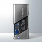 Зовнішня кишеня Axagon для SSD M.2 SATA USB Type-C 3.2 Silver (EEM2-SG2) - зображення 4