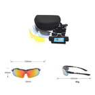 Тактические очки / защитные поляризованные очки с 5 линзами / диоптрическая вставкой и ремешком / баллистические очки Oakley M-FRAME Hybrid - изображение 9
