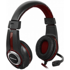 Игровая гарнитура Defender 64106 Warhead G-185 110дБ 2х3.5mm jack 2м красно-черная