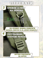 Рюкзак Тактический армейский EM55G на 55 литров Экрю Пиксель с подсумками и креплением MOLLE Военный походной GS-4442 - изображение 7