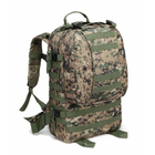 Рюкзак тактический Tactical Backpack B08 Штурмовой походный военный с подсумками 55 л Пиксель - изображение 5