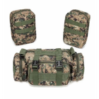 Рюкзак тактический Tactical Backpack B08 Штурмовой походный военный с подсумками 55 л Пиксель - изображение 7
