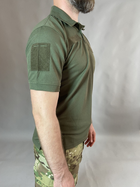 Тактичне Поло Хакі футболка з коротким рукавом 54 - изображение 3