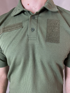 Тактичні Поло Хакі футболка з коротким рукавом 50 - зображення 7