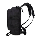 Тактичний військовий рюкзак US Army M11 чорний - 50x39x25 см (backpack black M11) - зображення 3