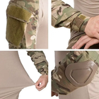 Тактичний військова форма, костюм Military Army Multicam, Штани із захистом колін XL мультикам - зображення 7