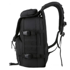 Тактический рюкзак на 40л (48х30х23см), M09, Черный - изображение 6