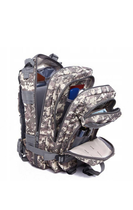Рюкзак сумка на плечи ранец 28 л пиксельный камуфляж 45 х 22 х 26 см двухлямковый с регулируемыми ремнями ручкой для переноса 7 внутренних карманов - изображение 2
