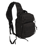Рюкзак Mil-Tec однолямочный Черный однолетний M-T - изображение 1