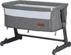 Ліжечко приставне FreeON Close and Free Grey | Ліжечко люлька FreeON Close and Free Grey