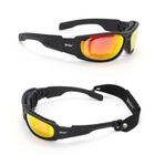 Захисні тактичні окуляри з поляризацією Daisy C6 чорні + 4 комплекти лінз - зображення 3