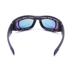 Захисні тактичні окуляри з поляризацією Daisy C6 чорні + 4 комплекти лінз - зображення 4