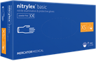 Нітрилові рукавички Nitrylex®, щільність 3.2 г. - PF PROTECT/basic — Сині (100 шт.) XS (5-6) - зображення 2