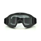 Тактические очки панорамные, Black - изображение 2