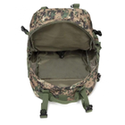 Рюкзак тактичний чоловічий з 3 підсумками Tactical Backpack B08 Піксель на 55 л військовий туристичний для полювання та риболовлі з кріпленням MOLLE - зображення 5