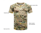 Тактическая футболка CoolTouch, высококачественная дышащая футболка Мультикам, потоотводящая р.2XL - изображение 4