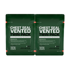 Оклюзійна наліпка за клапаном E+R Chest Seal Vented Twin Pack (2шт) - зображення 1