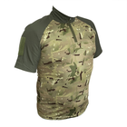 Мужская тактическая рубашка-поло убакс с коротким рукавом Newt Polo Tactic хаки NE-POLU-024-XXL - изображение 1