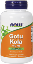 Suplement diety Now Foods Gotu Kola 100 k (733739047007) - obraz 1