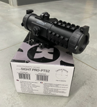 Приціл коліматорний KONUS SIGHT-PRO PTS2 3x30 (призматичний), 2.8 MOA, червона / синя точка - зображення 2