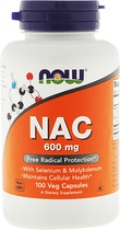 Suplement diety Now Foods NAC N-Acetyl-L-Cysteine 100 k (733739000859) - obraz 1