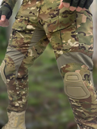 Тактический костюм ВСУ Multicam Штурмовая боевая форма рубашка с длинным рукавом и брюки с наколенниками Мультикам, размер S - изображение 5