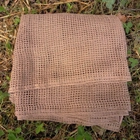 Маскировочный шарф-сетка Coyote (коричневый) - снайперский (тактический) шарф M-Tac 210 х 100 см - изображение 5
