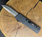 Автоматический нож складной Tactic фронтальный нож кинжал, тактический нож выкидуха, карманный нож с чехлом (FR04) - изображение 4