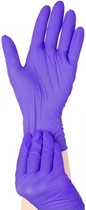 Рукавички нітрилові Hoff Medical XL 500 пар Фіолетові (op_omp010006_10_XL) - зображення 2