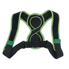 Еластичний коректор постави Hempvana Straight-8 чорно-зелений для розвантаження м'язів спини - зображення 5