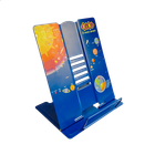 Підставка для книг ZiBi 27x16.5x21 см металева Синя (ZB.3503-02)