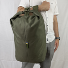 Тактический рюкзак-баул 25 литров Олива Oxford 600D Flat MELGO влагозащитный вещевой мешок - изображение 7