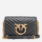 Сумка крос-боді шкіряна жіноча Pinko Love Click Mini Shoulder Bag 100067A0GK-Z99Q Nero/Antique (8055209868908) - зображення 1