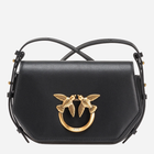 Сумка крос-боді жіноча шкіряна Pinko Love Exagon Bag 100075A0F1-Z99Q Nero/Antique (8055209869097)