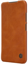 Etui z klapką Nillkin Qin Leather do Xiaomi Redmi Note 10 5G/Poco M3 Pro Brązowe (NN-QLC-XRN10/BN) - obraz 3