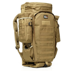 Снайперський рюкзак 9.11 для зброї 40 л койот - зображення 1