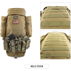 Снайперський рюкзак 9.11 для зброї 40 л койот - зображення 7