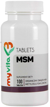 Myvita MSM Tabletki 500mg 100 tabletek (5905279123724) - obraz 1