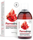 Харчова добавка Aura Herbals Ferradrop 500 мл від дефіциту заліза (5902479610580) - зображення 1