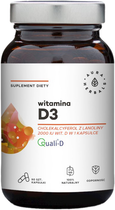 Aura Herbals Witamina D3 2000 90 kapsułek (5902479612423)