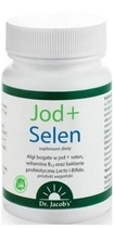 Харчова добавка Dr Jacobs Iodine Selenium 90 капсул Підтримує роботу щитовидної залози (4041246501155) - зображення 1