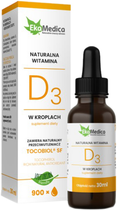 Ekamedica Witamina D3 Krople 30ml (5902709520153) - obraz 1