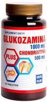 Харчова добавка Ginseng Глюкозамін 1000 мг Хондроїтин 500 мг 60 капсул (8424409313769) - зображення 1