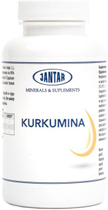 Харчова добавка Jantar Curcumin 90 капсул Допомагає при схудненні (5907527950434) - зображення 1