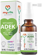 Добавка харчова Myvita Вітаміни Adek 30 мл для імунітету (5903021591166) - зображення 1