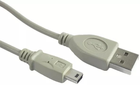 Kabel Gembird mini-USB 2.0 do Canon szary (CC-USB2-AM5P-6) - obraz 1