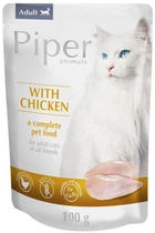 Mokra karma dla kotów sterylizowanych Dolina noteci Piper z kurczakiem - 100g (5902921302100) - obraz 1